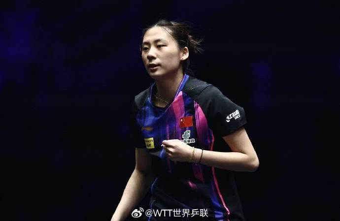 陈熠4-3战胜早田希娜进四强，连胜四局完成大逆转