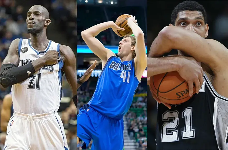 NBA历史前十位大前锋排名，波什第9，马龙第4，第一有争议