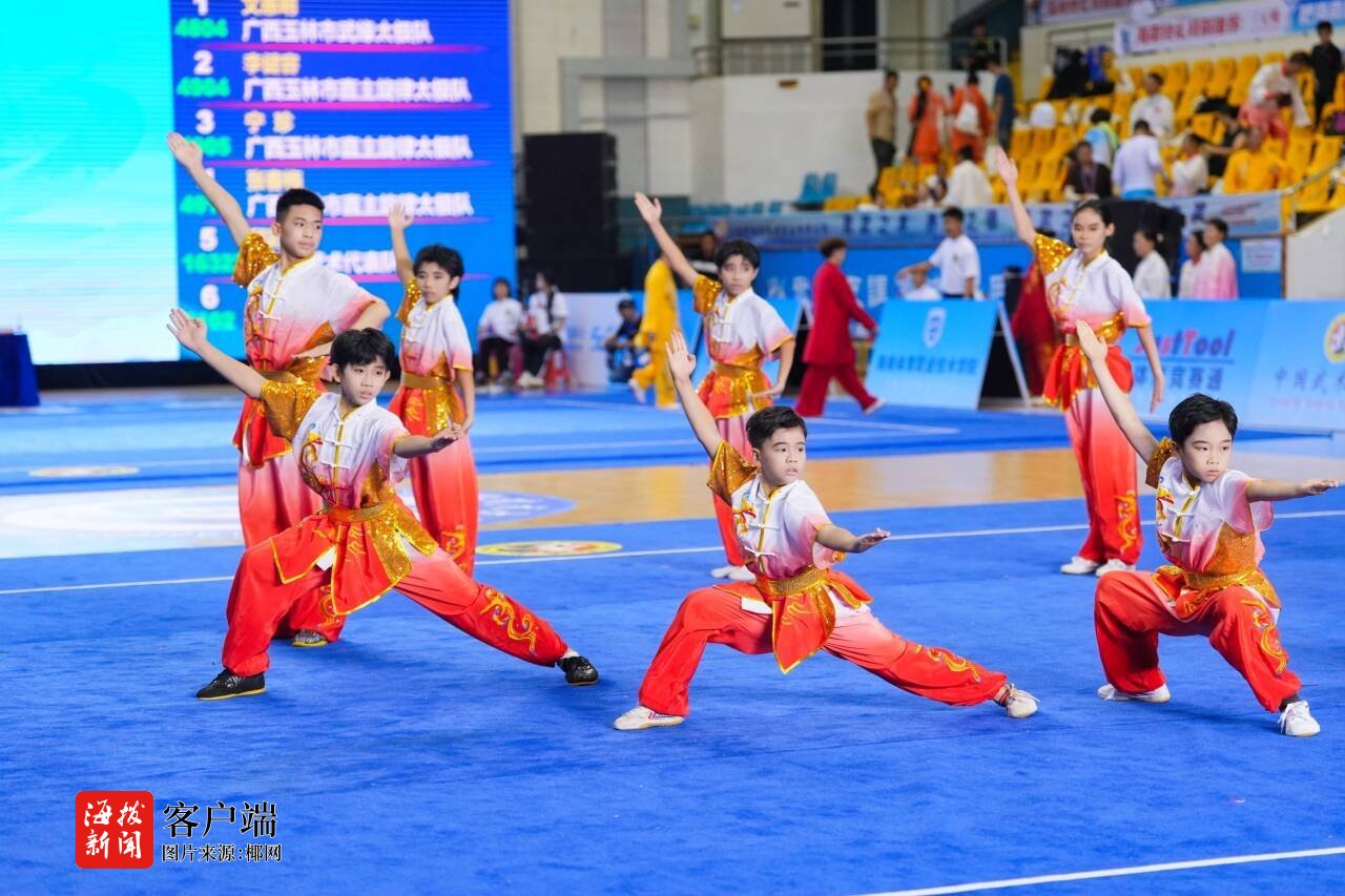 省内外1600余名选手参赛！第五届海南国际武术大赛在海口开幕