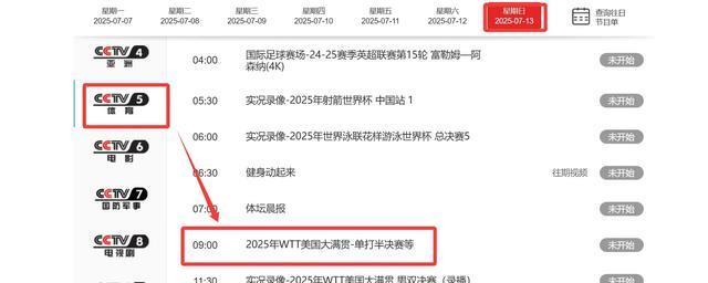 林诗栋VS张本智和！中国小将VS日本第1，冲美国站决赛，央视直播