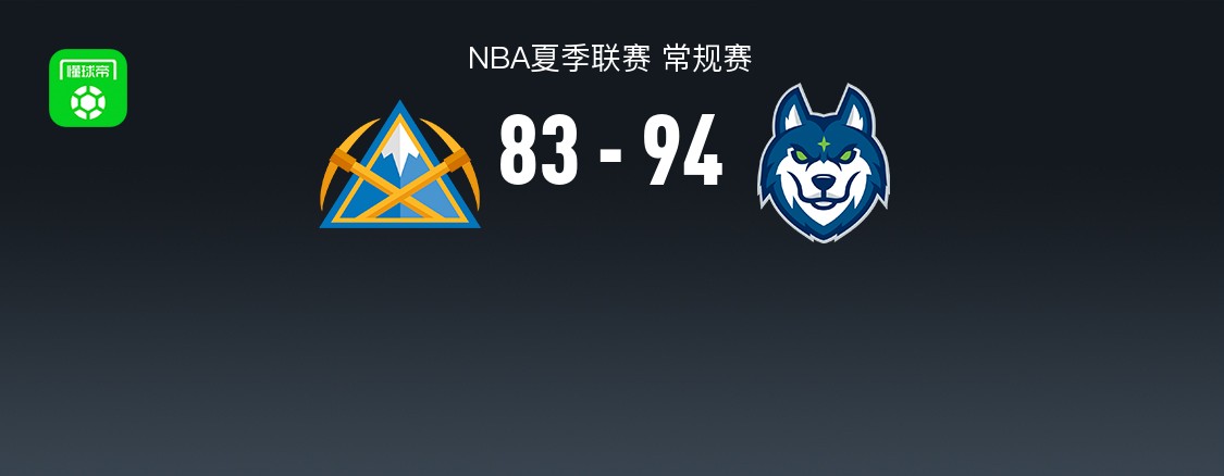 NBA夏季联赛战报：森林狼94-83掘金，小特伦斯-香农24+7+3_1
