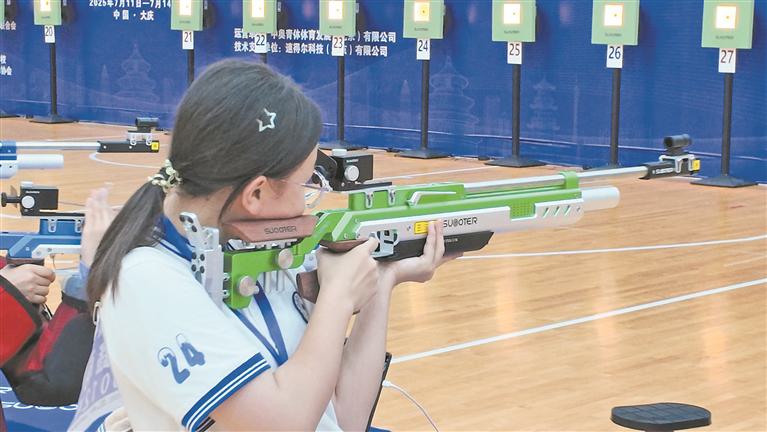 全国青少年激光射击巡回赛（大庆站）开赛