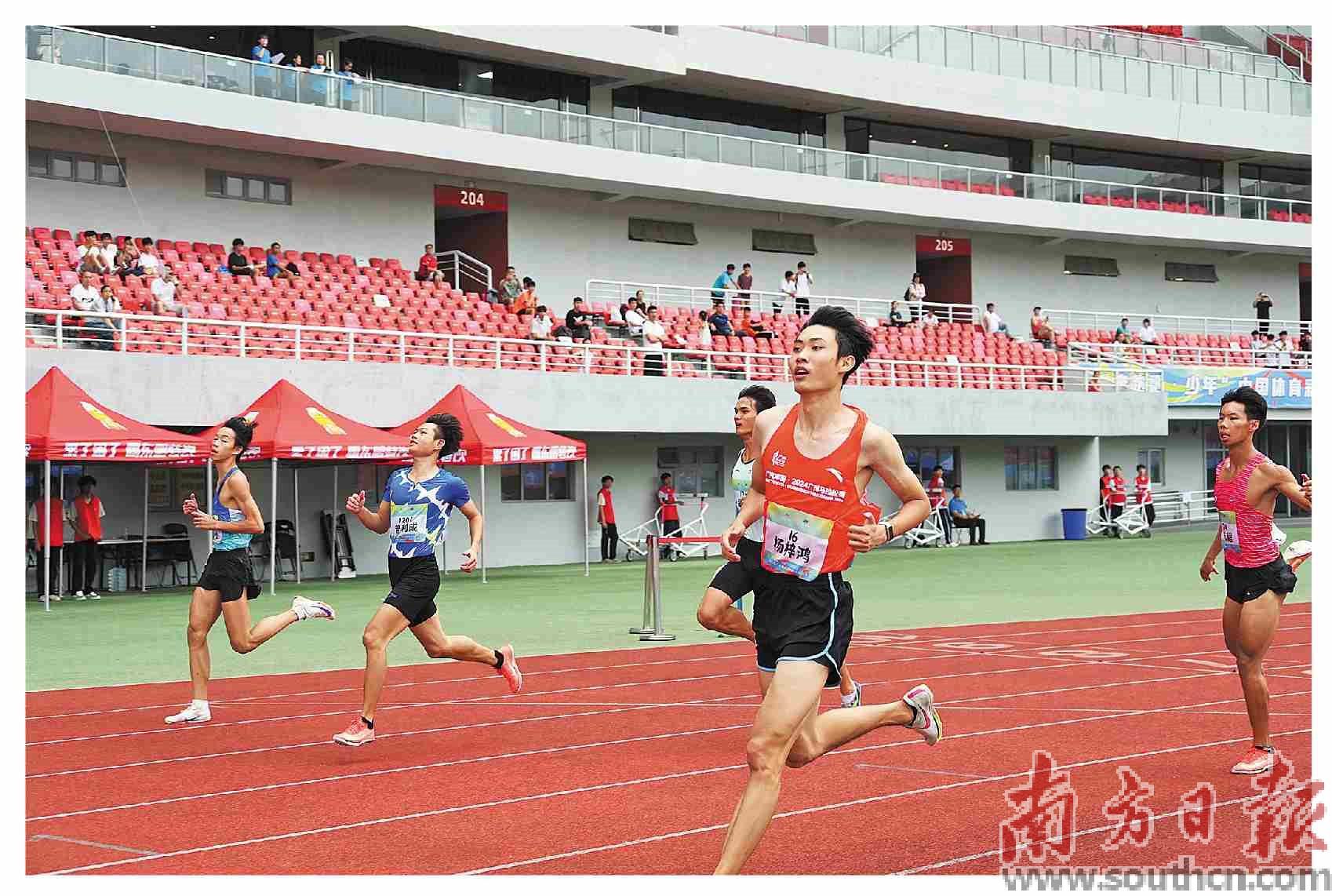 田径赛场上 飞扬青春与风采