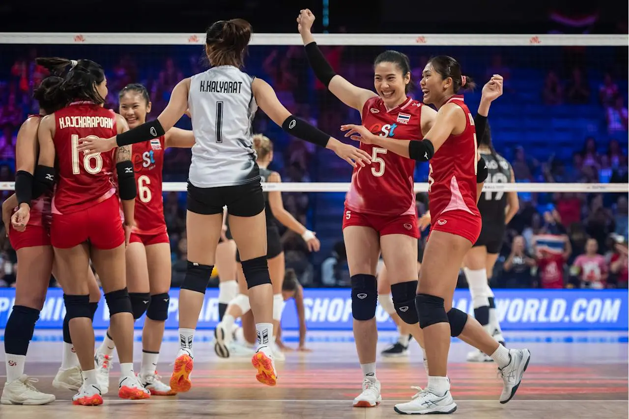 2比3！世联赛最新战报：泰国女排死里逃生，韩国1分之差垫底降级
