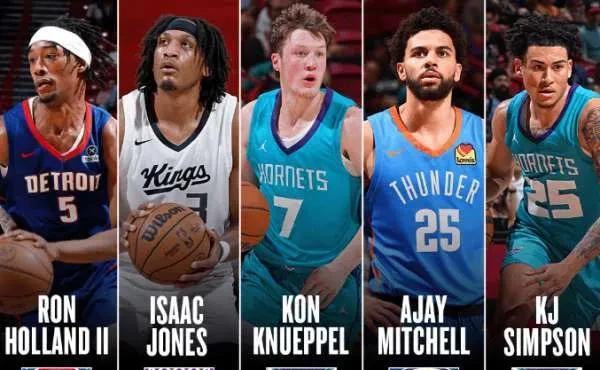 NBA夏联赛最佳1阵：大卫.琼斯／乔丹.米勒／克利福德／香农／菲利波夫