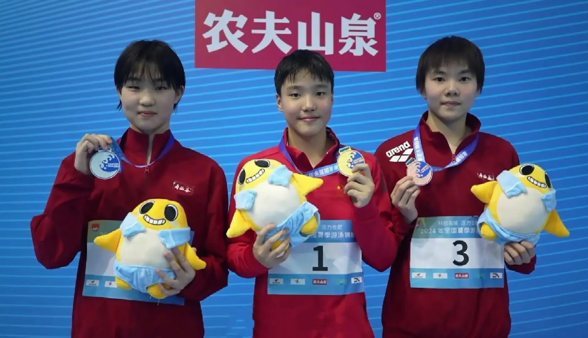 世锦赛游泳金牌榜：中国再添2铜，下降2位！12岁于子迪夺牌创历史