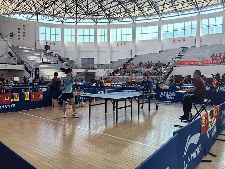 铜仁市五运会竞技体育组乒乓球比赛在石阡开赛