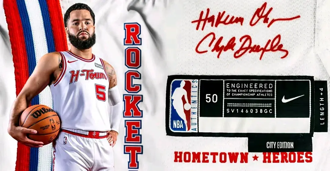 火箭新赛季再穿经典“H-Town”球衣致敬传奇