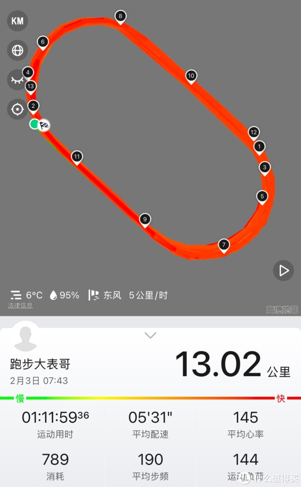 跑步 1 小时 12 分对比佳明高驰华米运动手表