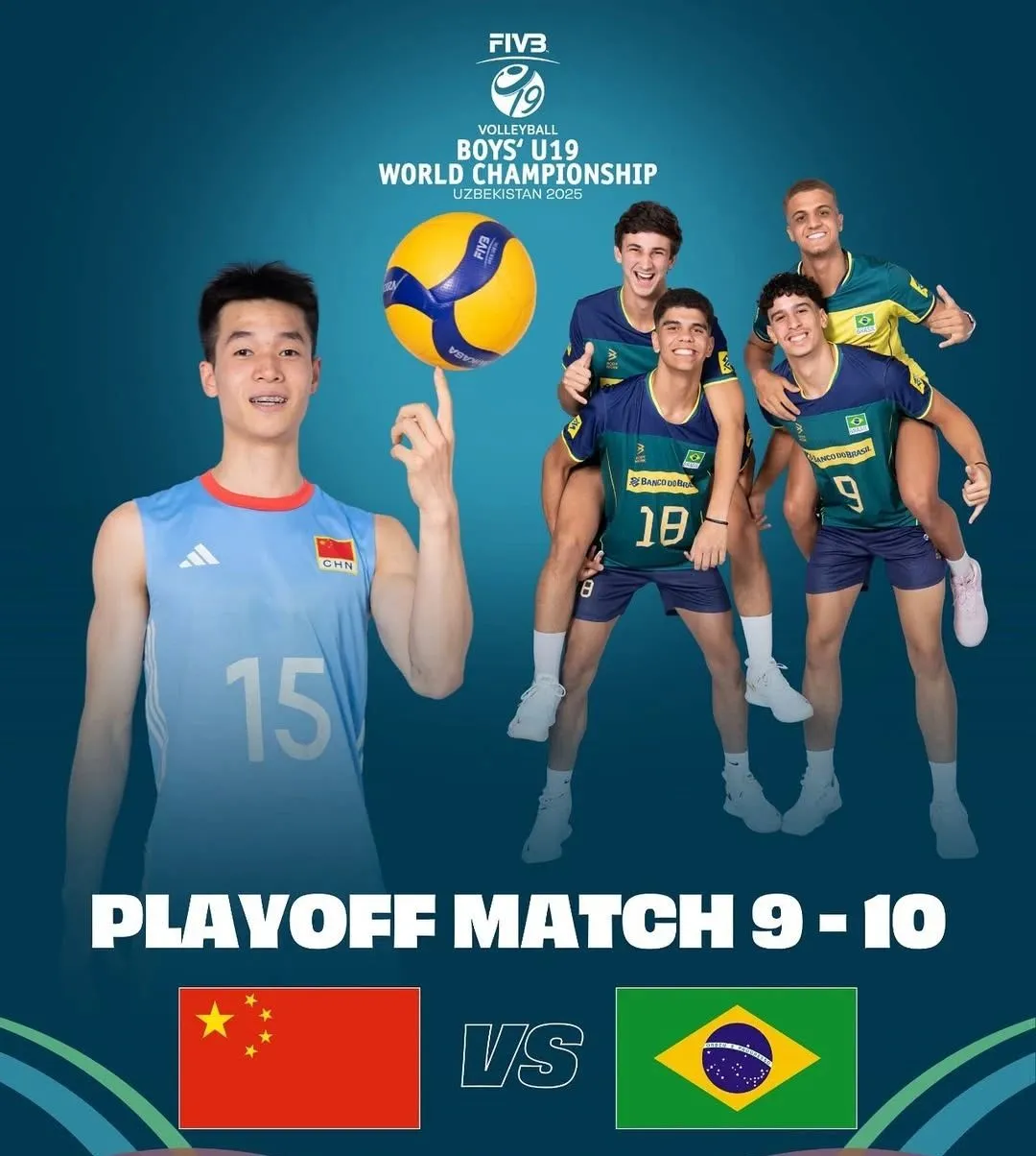中国队战胜冠军 拿第九名 法国成功卫冕 U19排球世锦赛最佳阵容公布