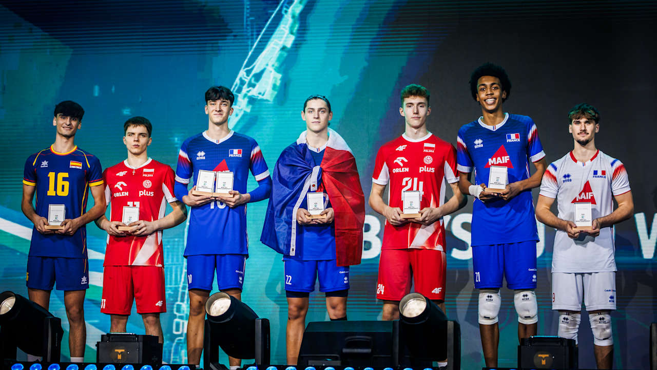 中国队战胜冠军 拿第九名 法国成功卫冕 U19排球世锦赛最佳阵容公布