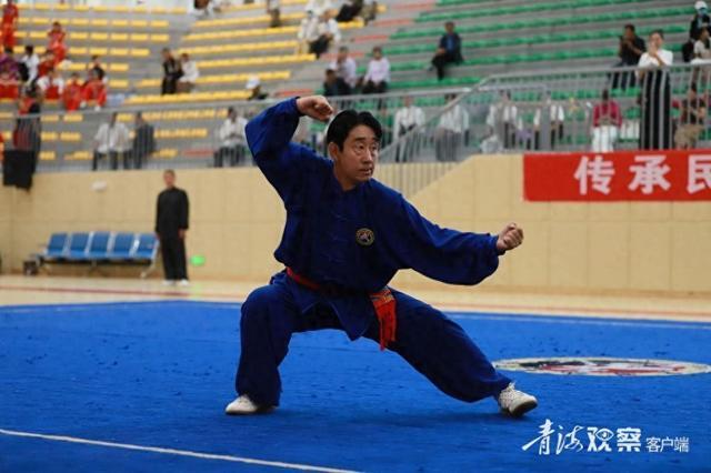 86名武术爱好者民和切磋“武艺”