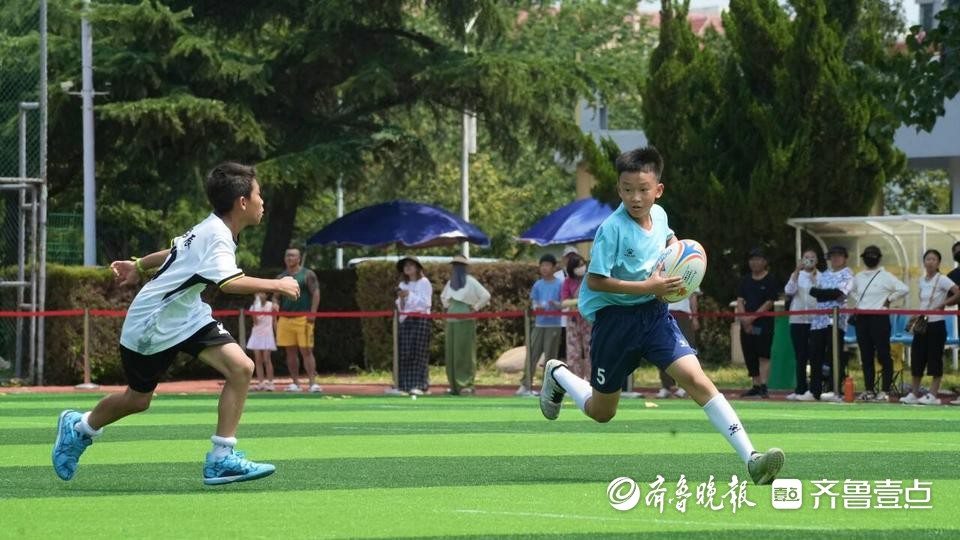 “英派斯杯” 青岛市第六届运动会青少年组橄榄球比赛开赛