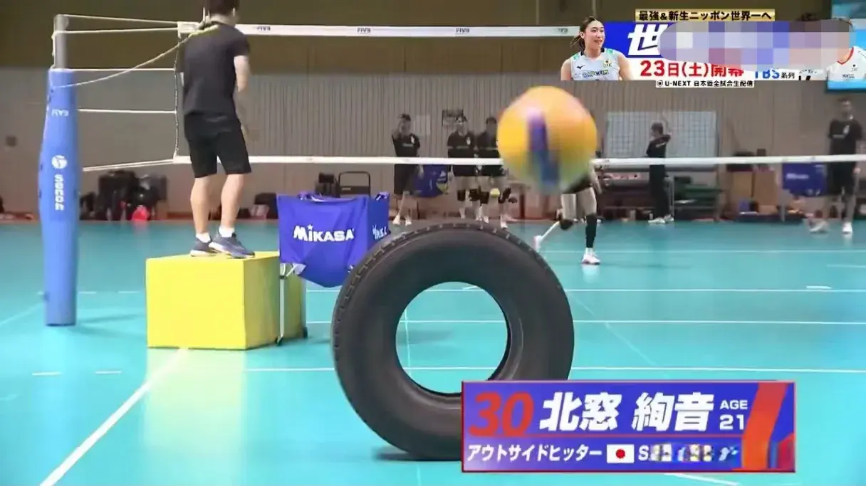 日本女排训练曝光！拦网用机器人，发球有针对性，中国队应效仿