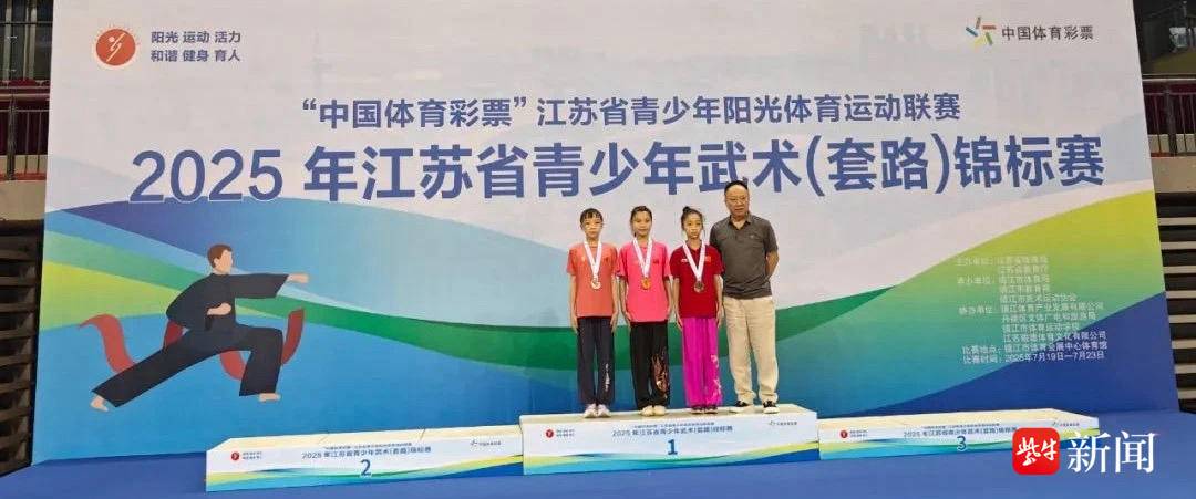 2025年江苏省青少年武术套路锦标赛圆满落幕，镇江队豪取10金