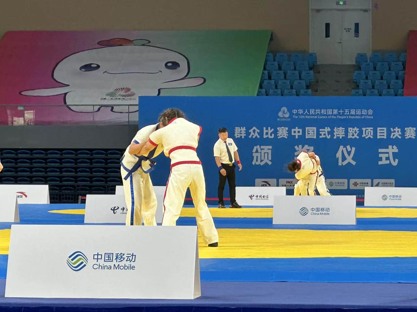 全国摔跤健儿清远争霸！十五运会中国式摔跤决赛在清远开赛