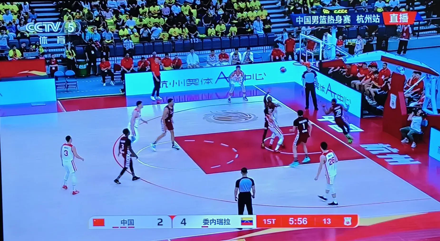 状态不错！中国男篮热身赛77：49大胜委内瑞拉！