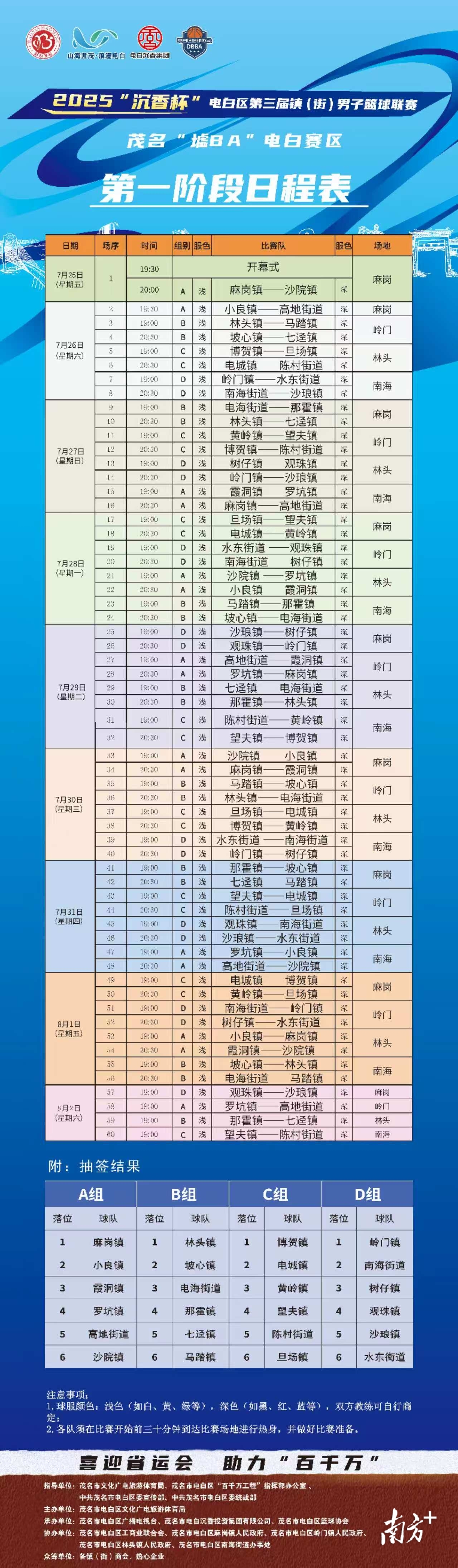 第一阶段日程表。