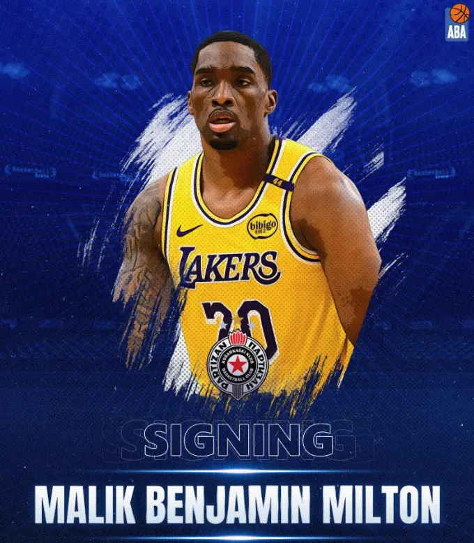 湖人旧将离开NBA！沃克3年一千万重返欧洲 米尔顿也前往欧洲淘金