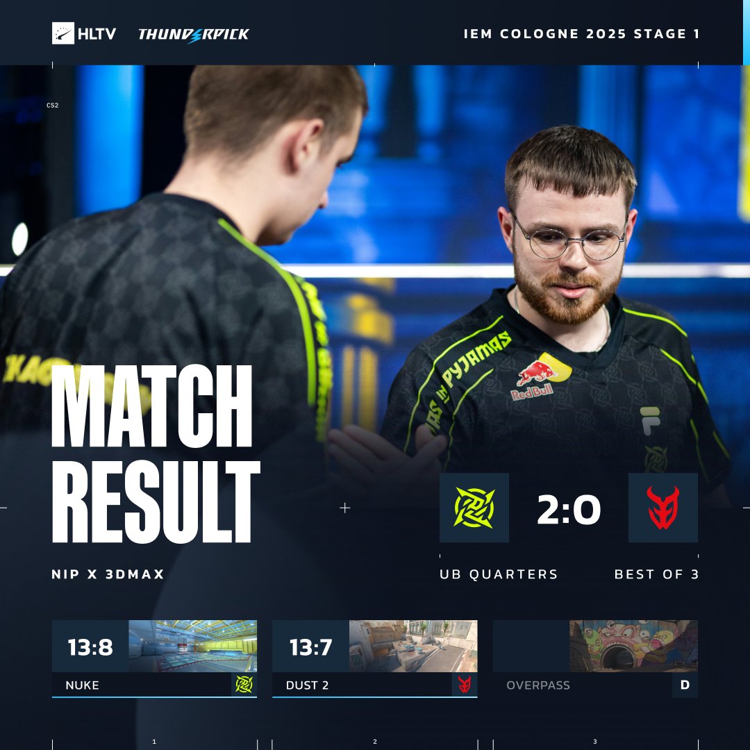 IEM科隆入围赛次日：TYLOO淘汰COL；GL、NIP、FaZe晋级正赛