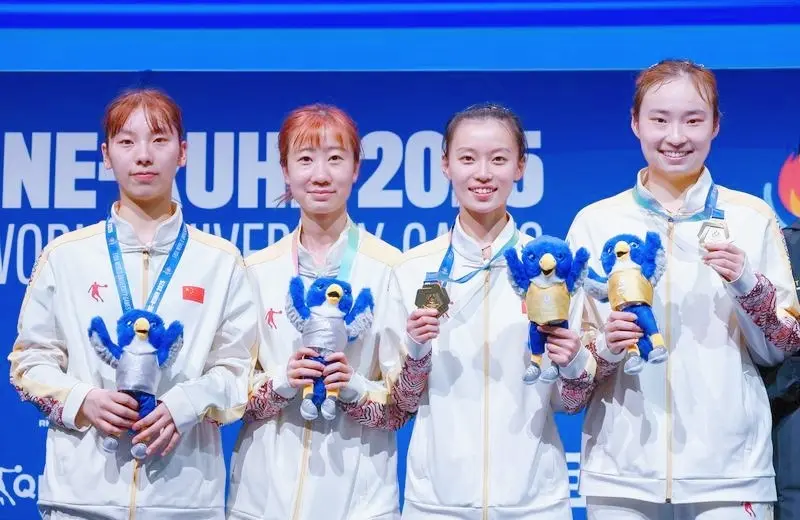 世界大学生运动会乒乓球，国乒两冠四亚三季成绩单，女乒远胜男乒