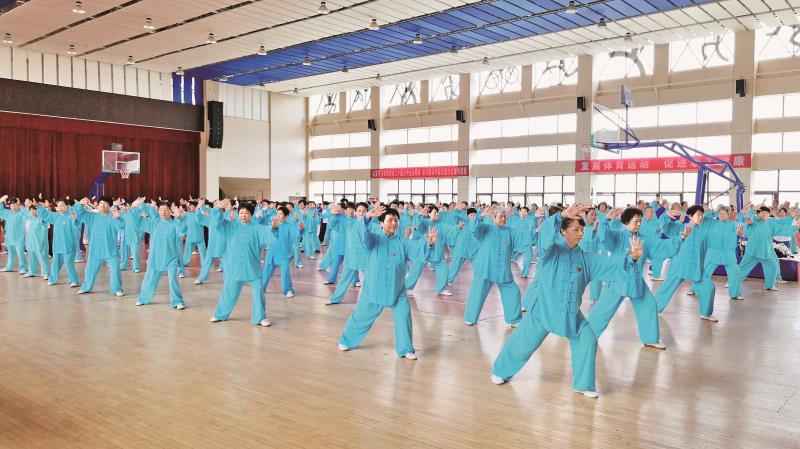 太极进乡村 绘就全民健身新图景