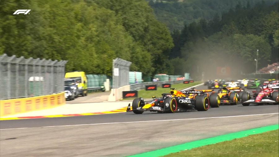F1比利时冲刺赛：维斯塔潘冠军，迈凯伦二三带回
