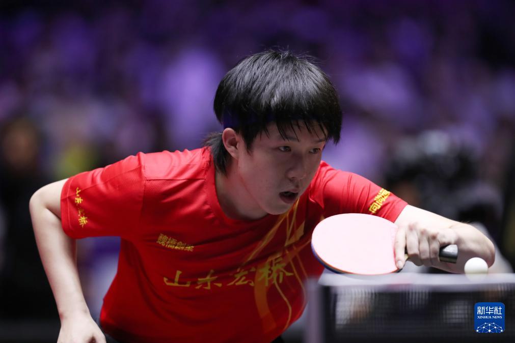 乒超联赛男子团体：山东魏桥·向尚运动胜山东鲁能