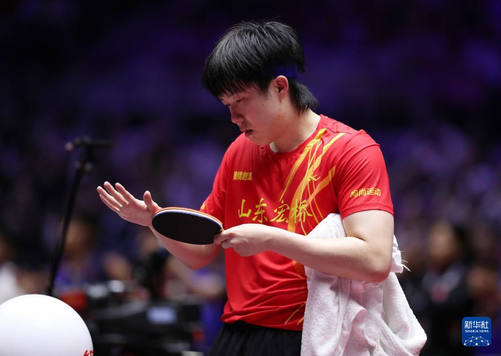 乒超联赛男子团体：山东魏桥·向尚运动胜山东鲁能