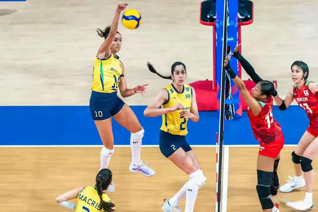 她们终于输了！日本女排2-3不敌巴西，女排世联赛总决赛对阵出炉