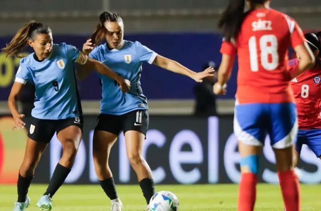 女足美洲杯焦点战：乌拉圭3-0智利进美洲杯半决赛，智利将争第五