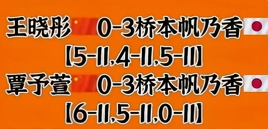 下桌！日乒前一姐被挤出前四，桥本帆乃香WTT夺冠，升世界第一削