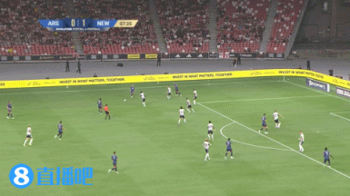半场-阿森纳2-1纽卡 伊兰加闪击梅里诺破门枪手两分钟2球反超