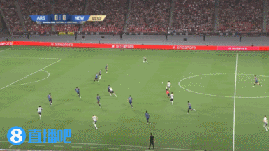 阿森纳0-1落后！纽卡流畅反击，托纳利助攻伊兰加破门
