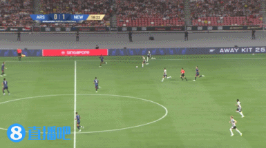 半场-阿森纳2-1纽卡 伊兰加闪击梅里诺破门枪手两分钟2球反超