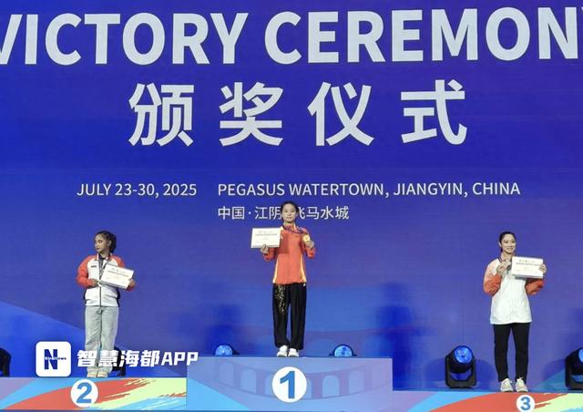 亚洲青少年武术锦标赛举行，福州15岁小将余佳澍斩获冠军