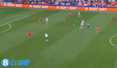 半场-西班牙女足1-0英格兰女足 奥娜助攻马里奥娜头槌破门
