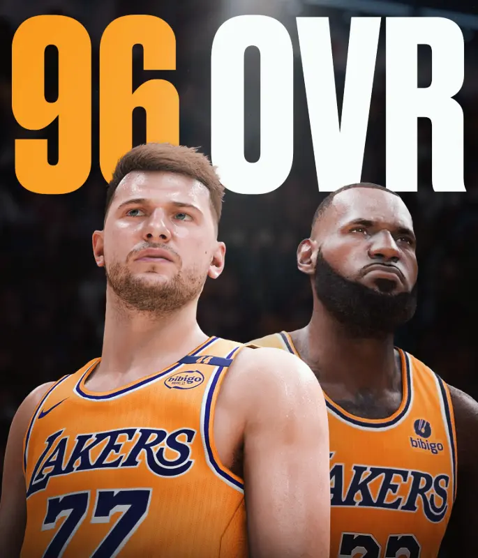 众星2K26能力值曝光：约字亚98第一 东詹96杜兰特93不如库里浓眉