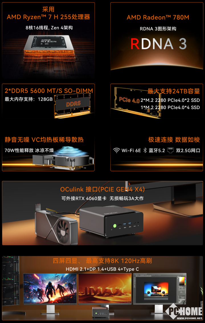 极摩客推K12迷你主机 搭AMD R7 H 255售2199元起 极摩客推K12迷你主机 搭AMD R7 H 255售2199元起
