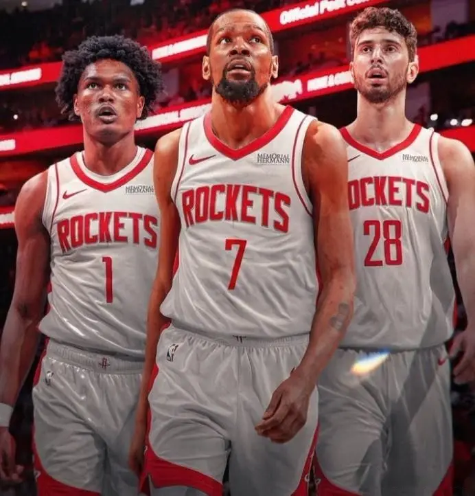 火箭队2K26能力值出炉！杜兰特领衔，2人争当2当家，主控不如替补