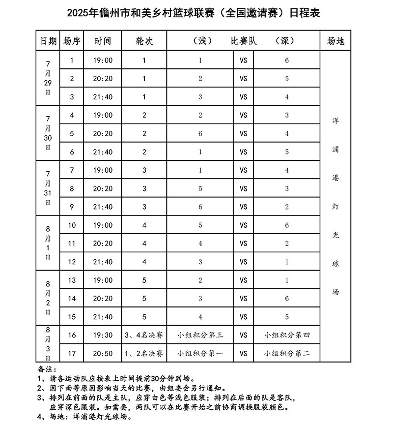 儋州“村BA”全国邀请赛将于7月28日开赛