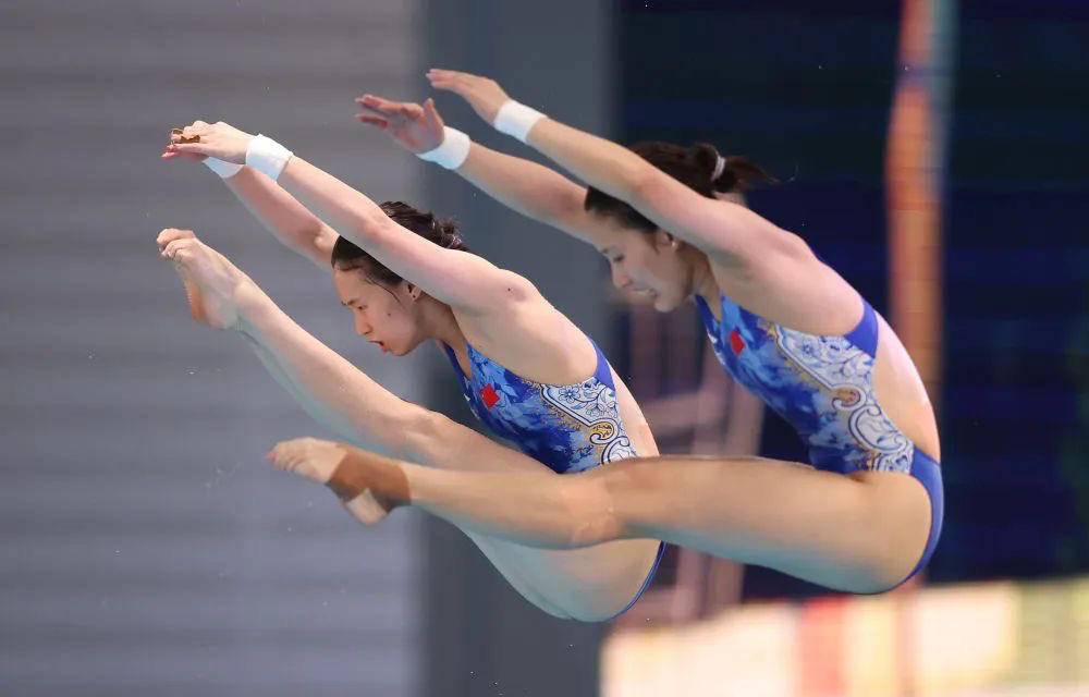 从盐城阜宁走出的世界冠军！掌敏洁与陈芋汐世锦赛女双10米台摘金