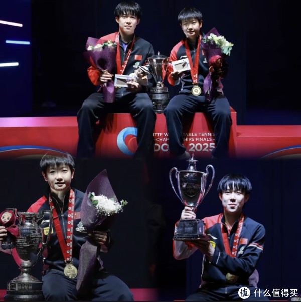 混双冠军🏆、男单冠军🏆、女单冠军🏆