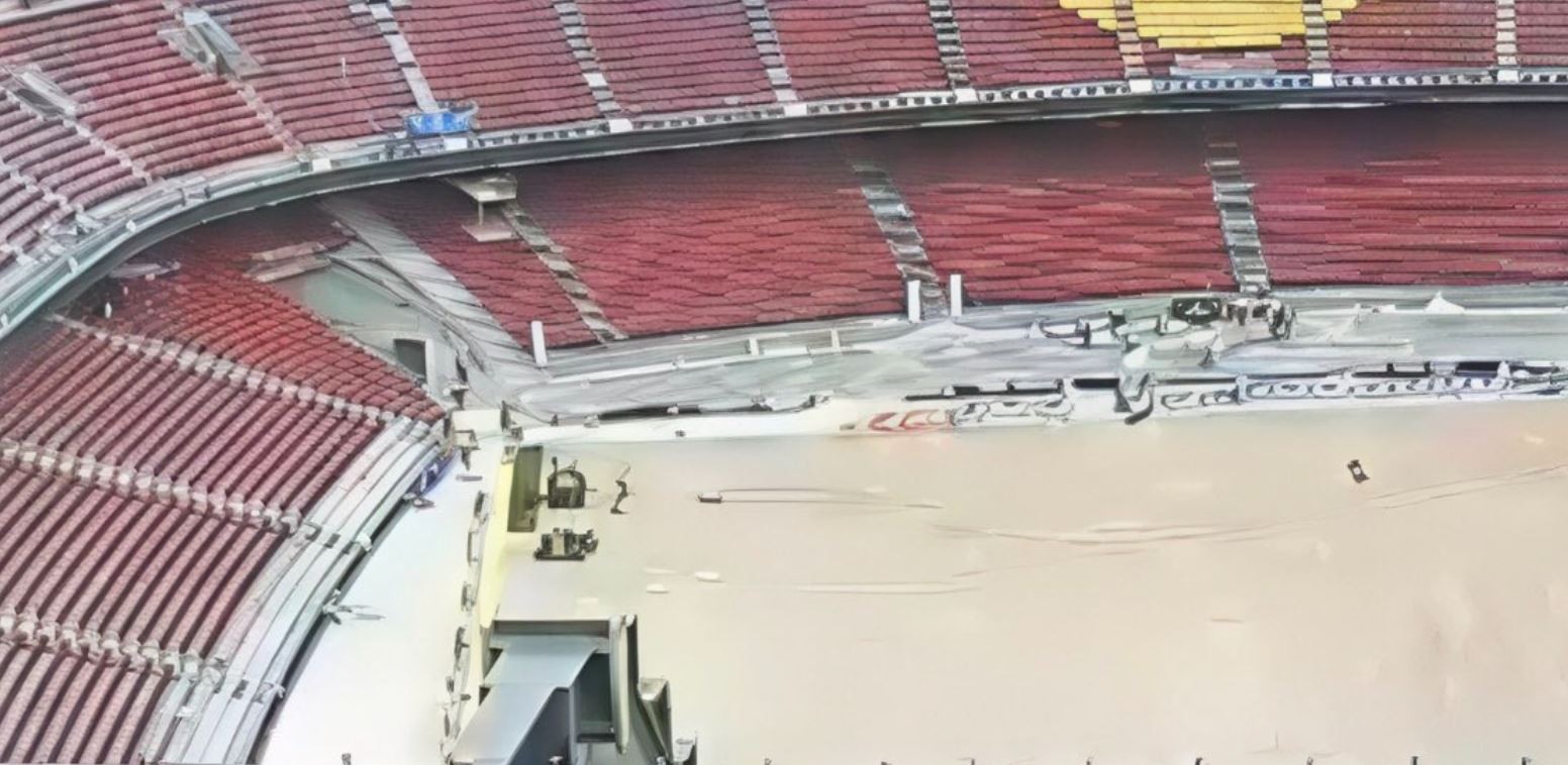 世体：诺坎普球场开启草皮铺设工作，草皮此前曾被短暂移除