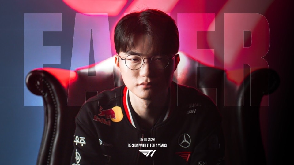 韩媒评Faker与T1续约4年：幸运见证传奇选手续写历史