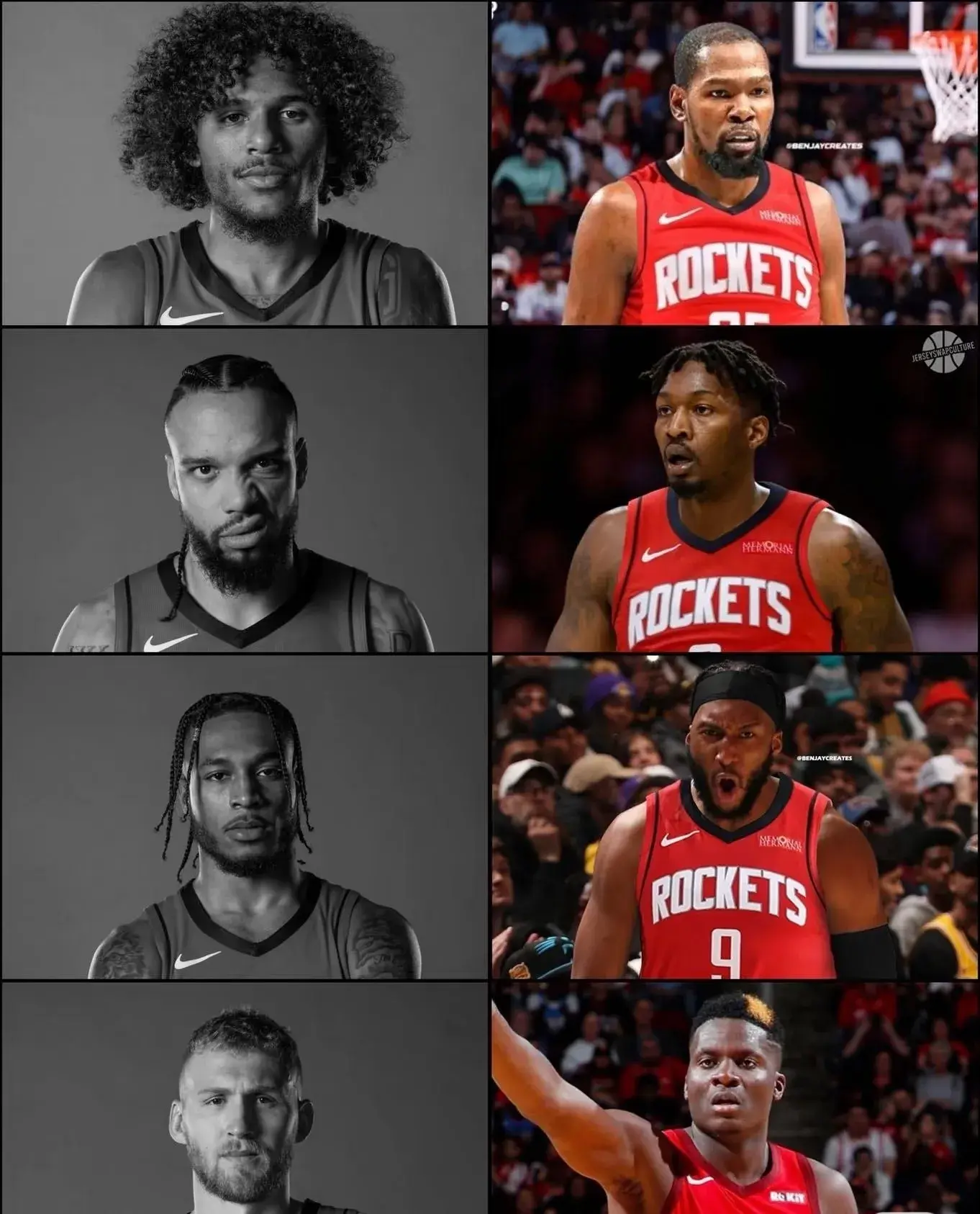 火箭休赛期签来4人是换走的4人的升级版吗？
