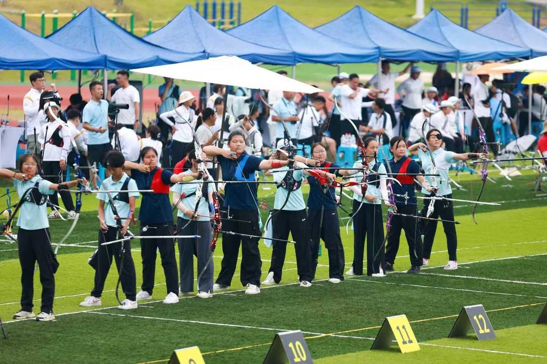2025年四川省青少年射箭锦标赛在遂宁安居正式启动｜图集