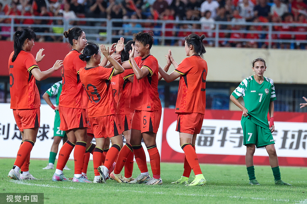 亚洲杯资格赛|U20女足6-0叙利亚女足 卢家玉梅开二度