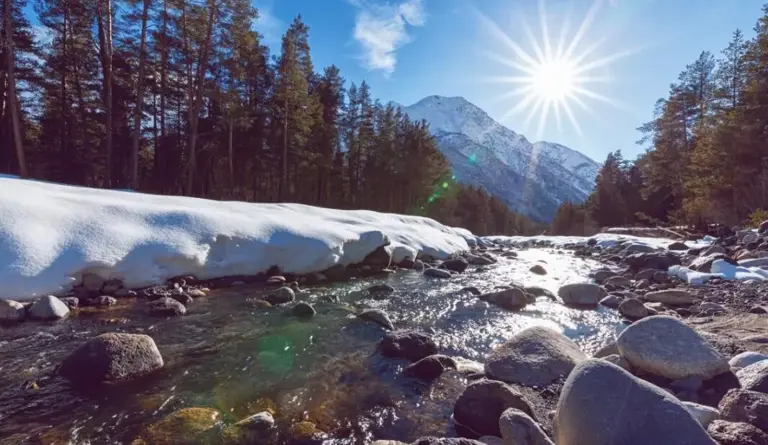 山上为什么会有流不完的水？是山顶一直在下雨吗？