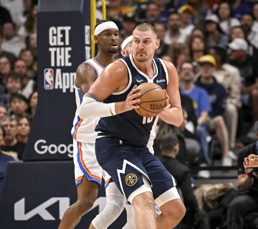 NBA官网西部前十球星：约基奇力压亚历山大，哈登落选，老詹排第9